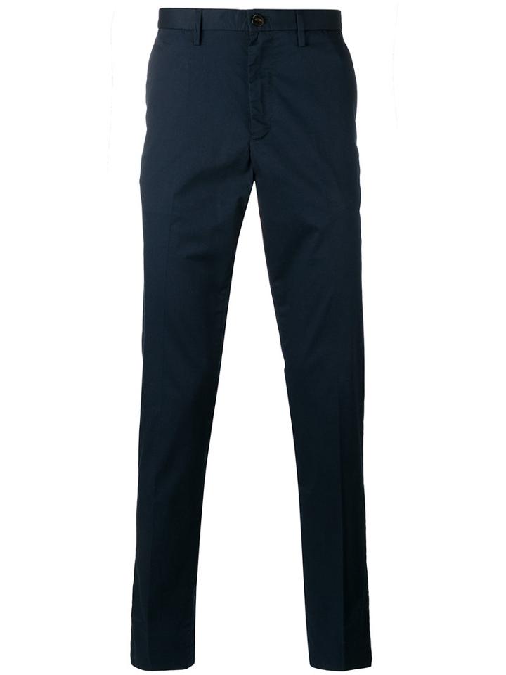 Michael Kors Classic Chinos, Men's, Size: 32, Blue, Cotton/spandex/elastane