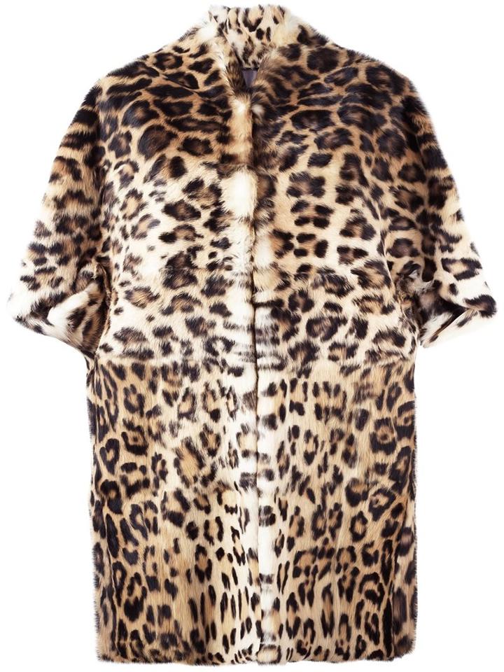 Plein Sud Animal Print Coat