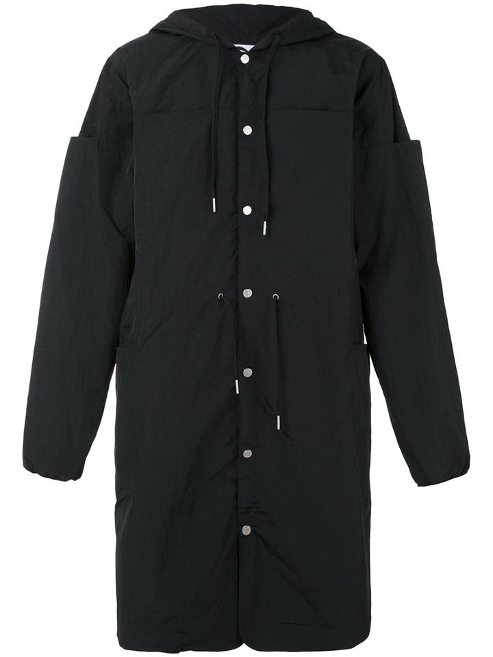 Telfar - Hooded Parka - Men - Nylon - Xs, Black, Nylon