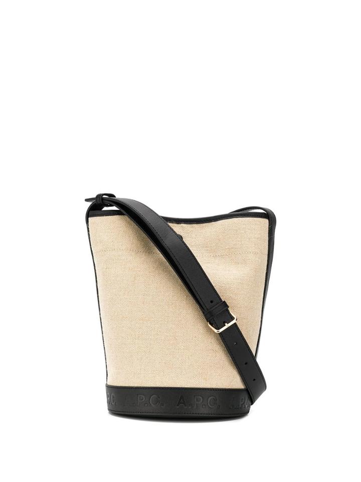 A.p.c. Helene Bucket Bag - Neutrals