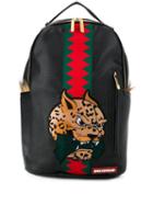 Sprayground Leopard Money Backpack - Black
