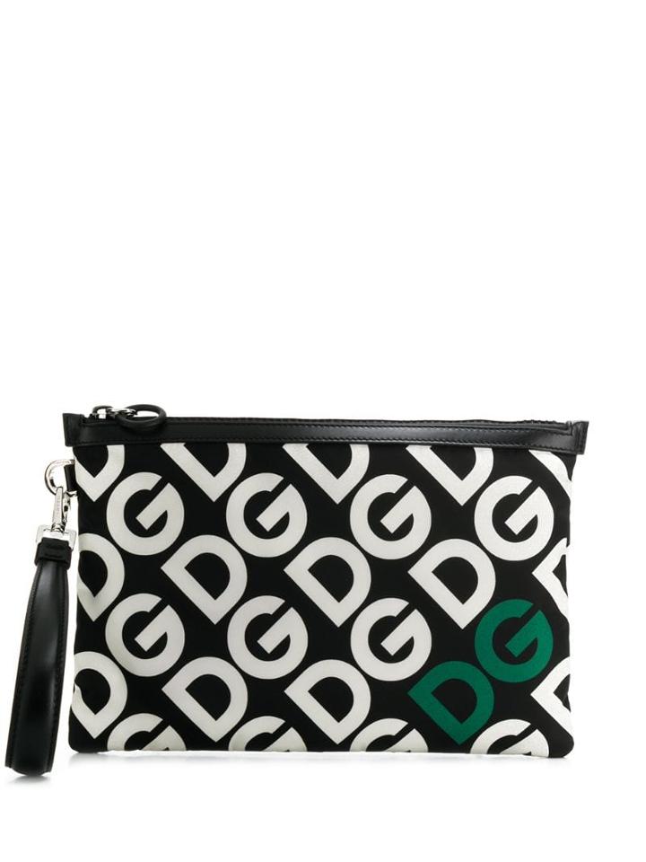 Dolce & Gabbana Dg Mania Print Pouch - Black