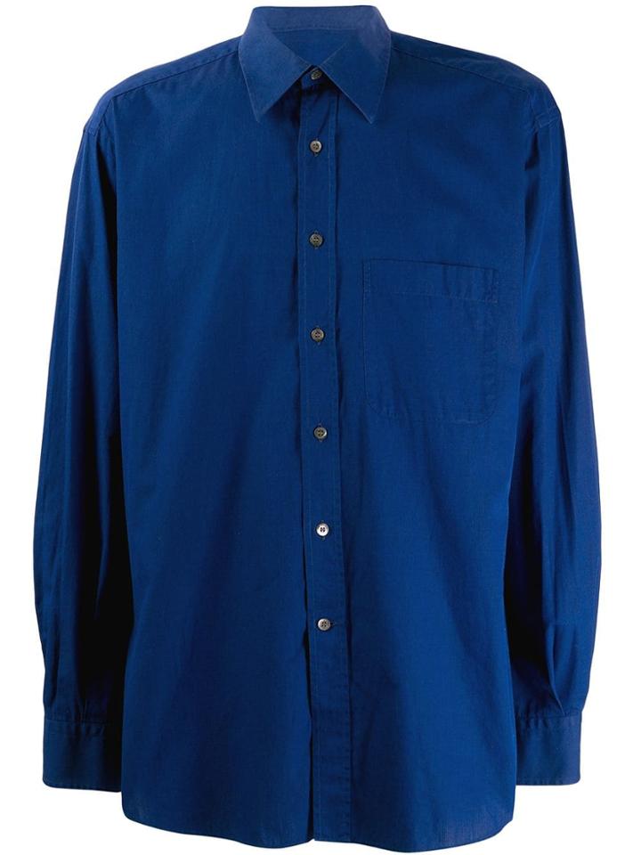 Gucci Pre-owned 1990's Classic Shirt - Blue