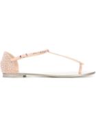 Giuseppe Zanotti Design Gaia Sandals, Women's, Size: 38.5, Pink/purple, Leather/suede