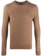 Drumohr Fitted Jumper - Brown