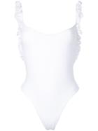 La Reveche Frill Trim Bikini - White