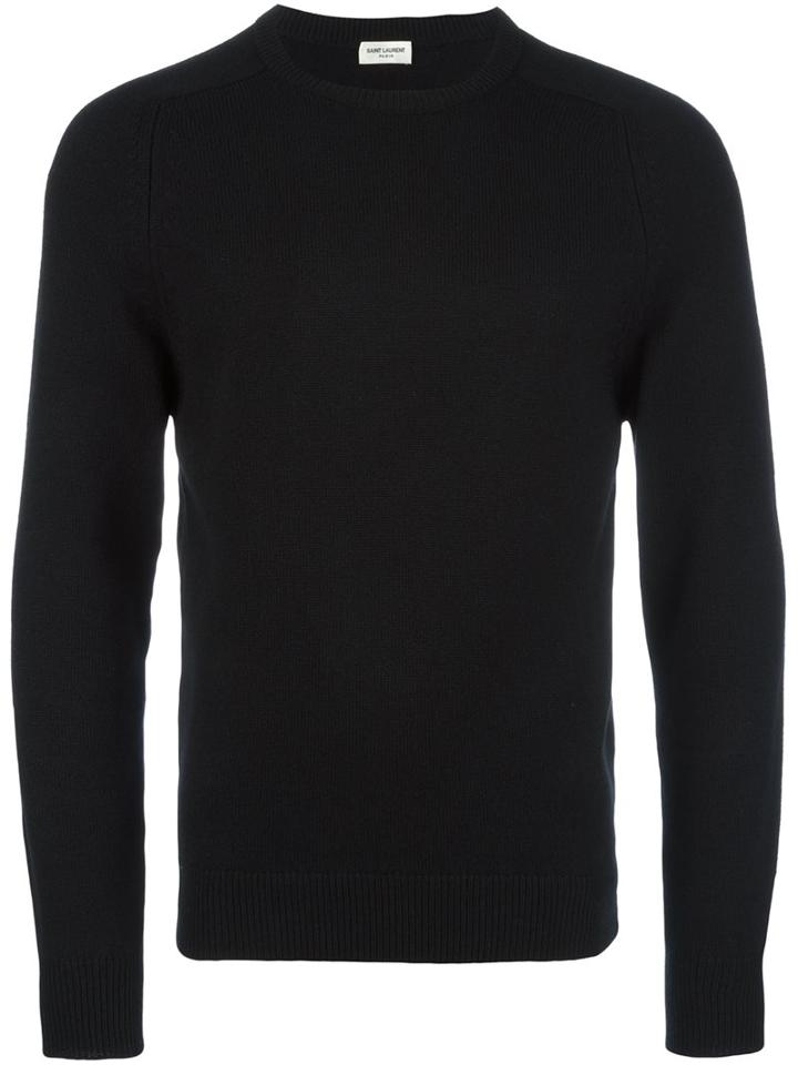 Saint Laurent Elbow Patch Jumper