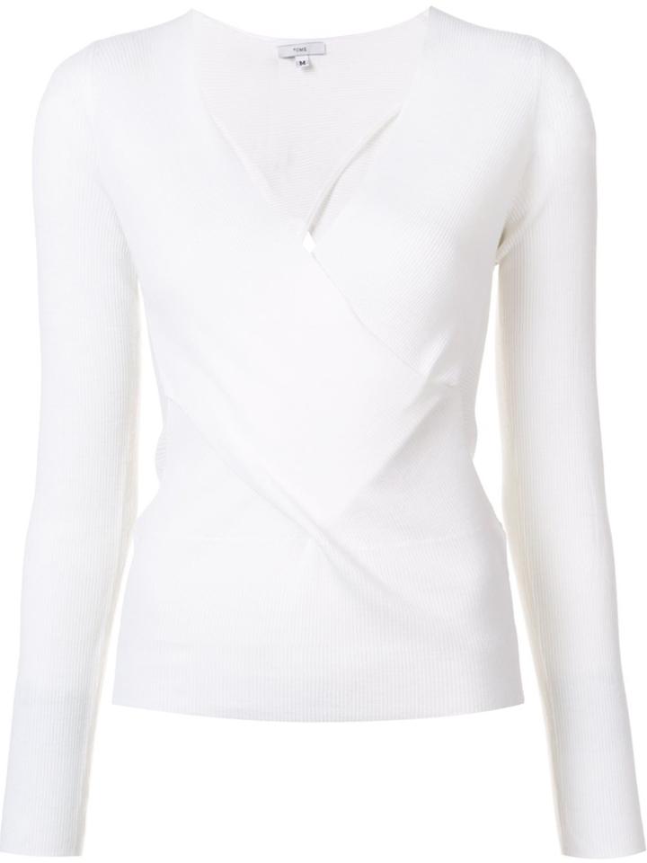 Tome Open Back Jumper - White