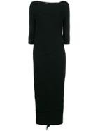Pinko Asymmetric Midi Dress - Black