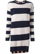 Stella Mccartney Striped Shift Mini Dress