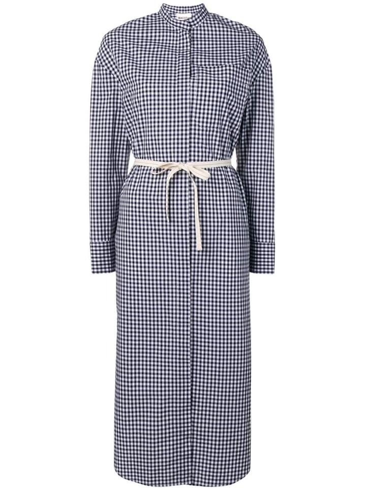 Semicouture Midaxi Shirt Dress - Blue