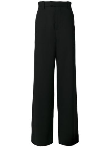 Ann Demeulemeester Grise Wide Leg Trousers - Black