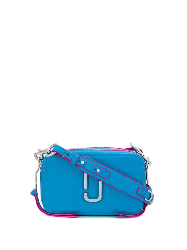 Marc Jacobs Logo Appliqué Camera Bag - Blue