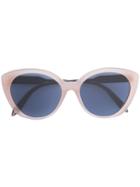 Victoria Beckham Cat Eye Sunglasses, Women's, Nude/neutrals, Acrylic