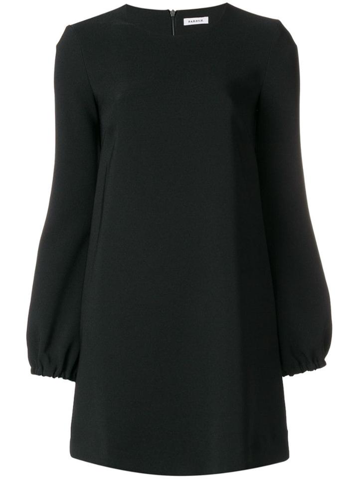P.a.r.o.s.h. Shift Mini Dress - Black