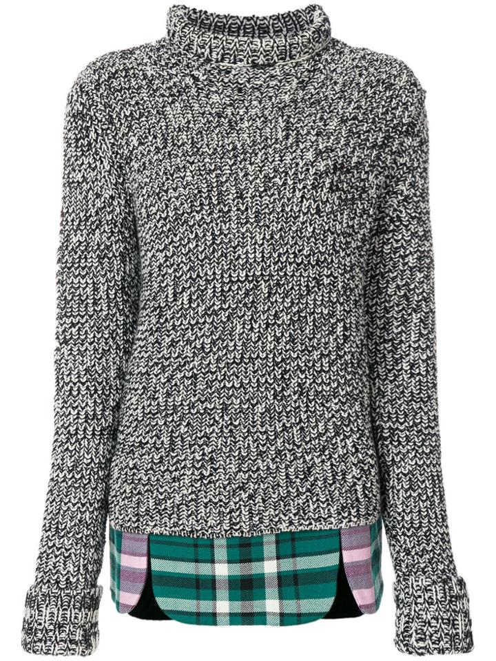 Philosophy Di Lorenzo Serafini Layered Shirt Jumper - Black