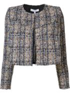 Iro Cropped Tweed Jacket, Women's, Size: 40, Silk/cotton/polyamide/wool