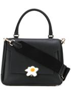 Anya Hindmarch Egg Buckle Shoulder Bag, Women's, Black, Calf Leather