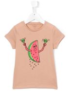 Stella Mccartney Kids - Watermelon Print T-shirt - Kids - Cotton - 5 Yrs, Pink/purple