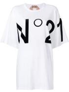 No21 Logo Oversized T-shirt - White