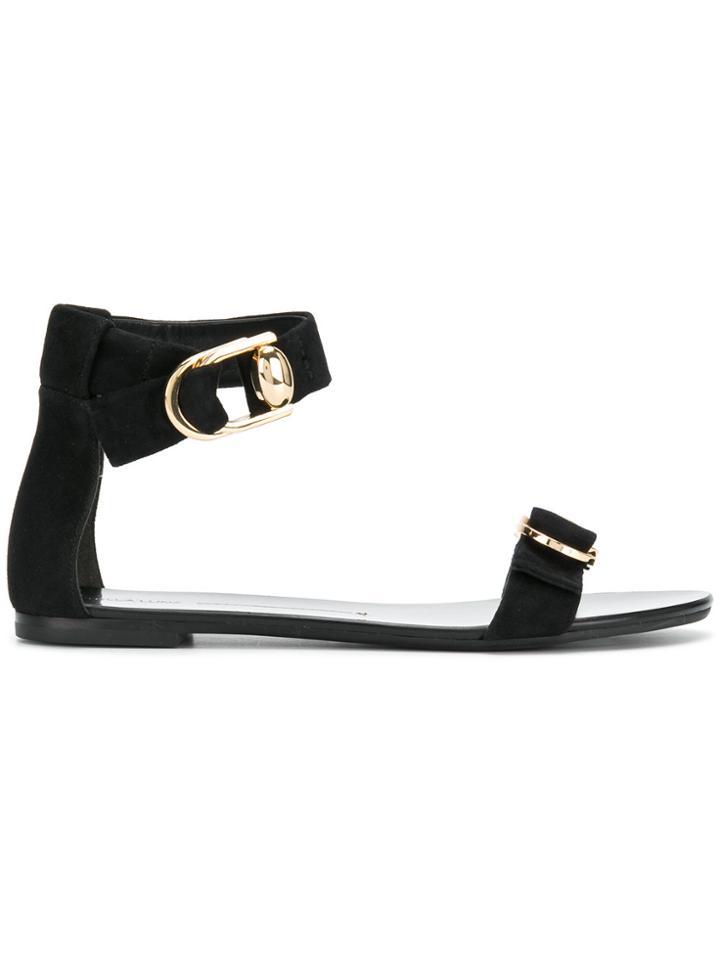 Stella Luna Double Ring Sandals - Black