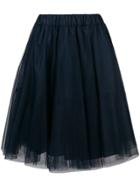 P.a.r.o.s.h. Pleated Tulle Skirt - Blue