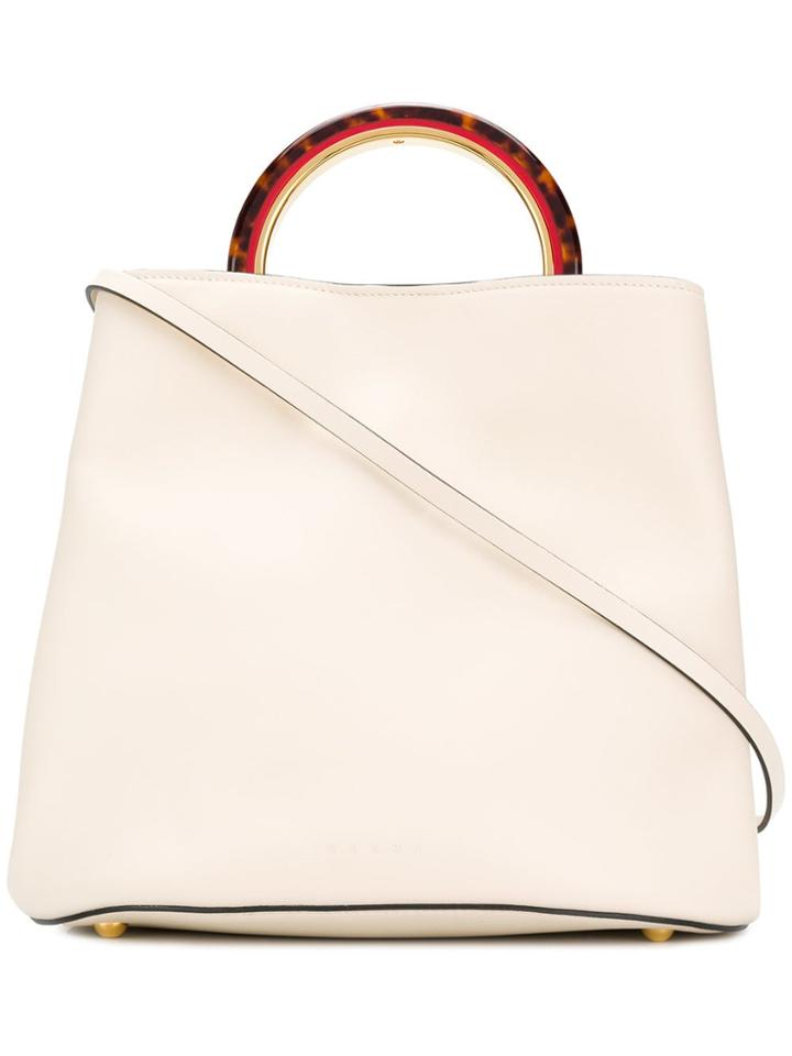 Marni Pannier Tote Bag - Neutrals
