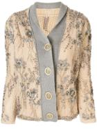 Antonio Marras Embellished Knitted Cardigan - Brown