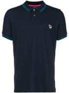 Ps By Paul Smith Logo Short-sleeve Polo Shirt - Blue