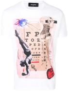 Dsquared2 Optical Test T-shirt - White