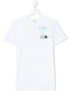 Kenzo Kids Logo Print T-shirt - White