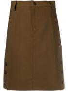 See By Chloé Side Button Skirt - Brown