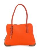 Prada Pre-owned 1990's Woven Tote - Orange