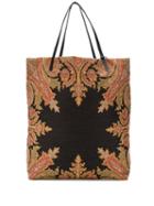 Etro Patterned Tote Bag - Neutrals