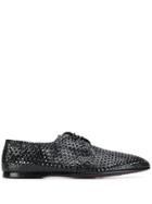Dolce & Gabbana Woven Brogues - Black