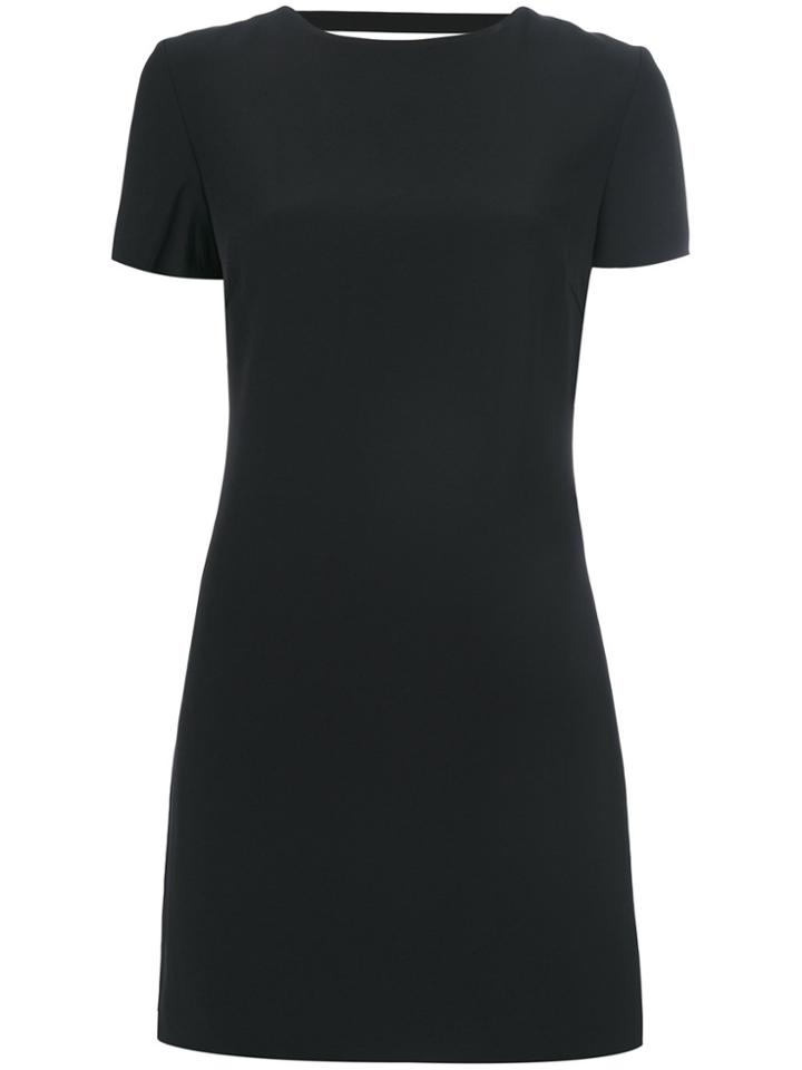 Helmut Lang Mini Dress With Rear Cutout - Black