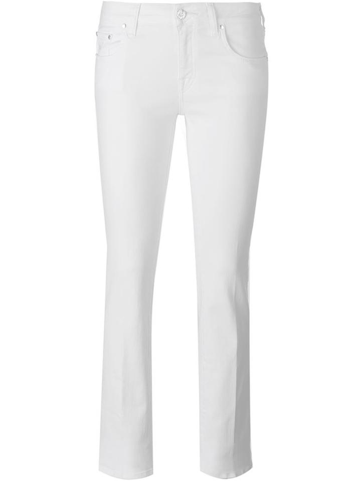 Jacob Cohen Bootcut Jeans, Women's, Size: 32, White, Cotton/polyester/spandex/elastane