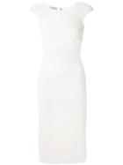 Tufi Duek Draped Short Dress - White