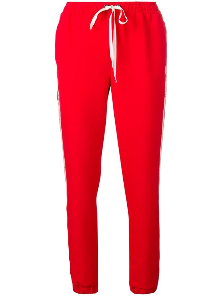 Ermanno Ermanno Side Stripe Track Pants - Red