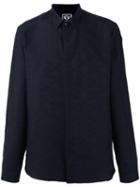 Kenzo Printed Slim-fit Shirt, Men's, Size: 42, Blue, Cotton