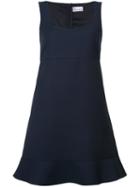 Red Valentino - Flared Dress - Women - Cotton/viscose - 42, Blue, Cotton/viscose