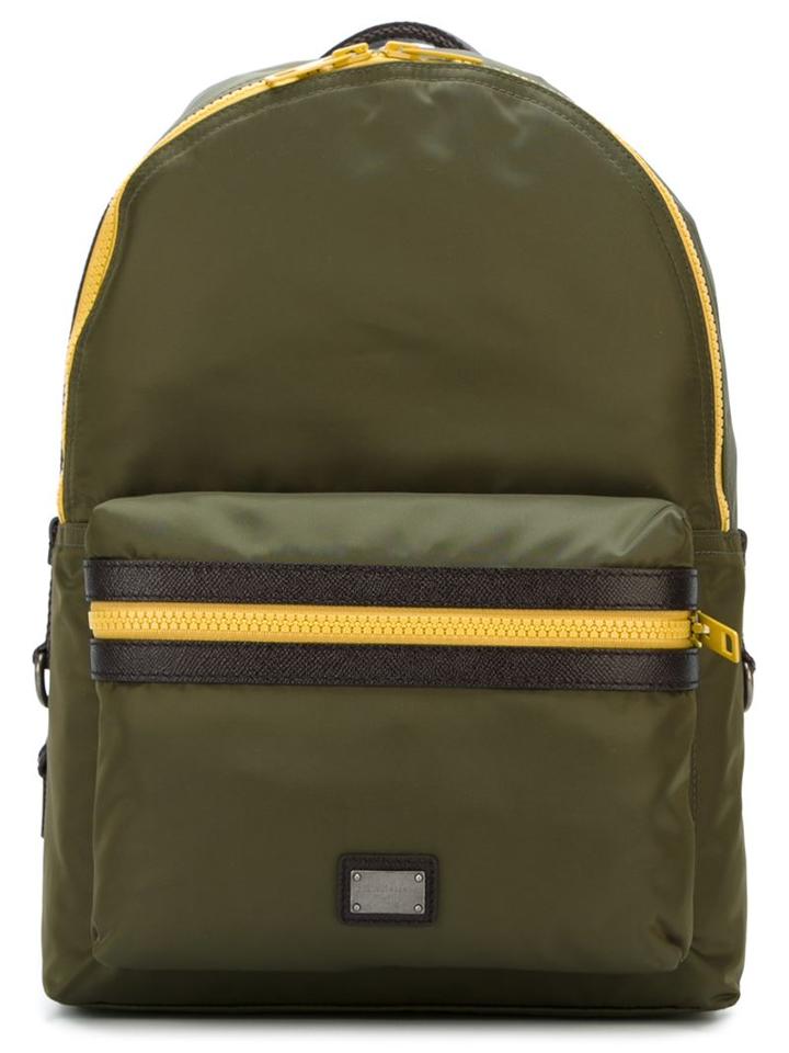 Dolce & Gabbana Vulcano Backpack, Green, Nylon