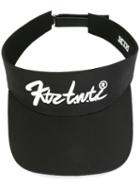 Ktz - Embroidered Logo Visor - Unisex - Nylon - One Size, Black, Nylon