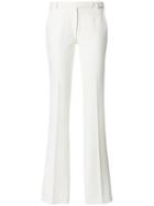 Styland Flared Tailored Trousers - White