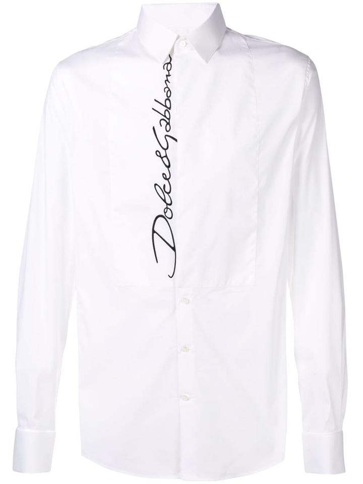 Dolce & Gabbana Embroidered Shirt - White