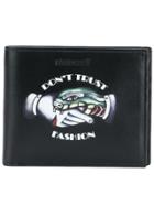 Roberto Cavalli Don't Trust Fashion Wallet - Black