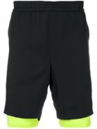 Ea7 Emporio Armani Layered Shorts - Black