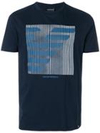 Emporio Armani Printed Crew Neck T-shirt - Blue
