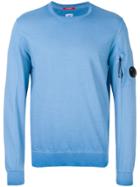 Cp Company Sleeve Pocket Sweatshirt - Blue
