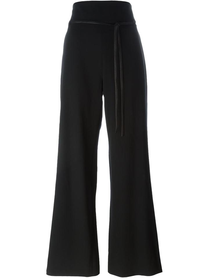 Yves Saint Laurent Vintage Belted Palazzo Pants